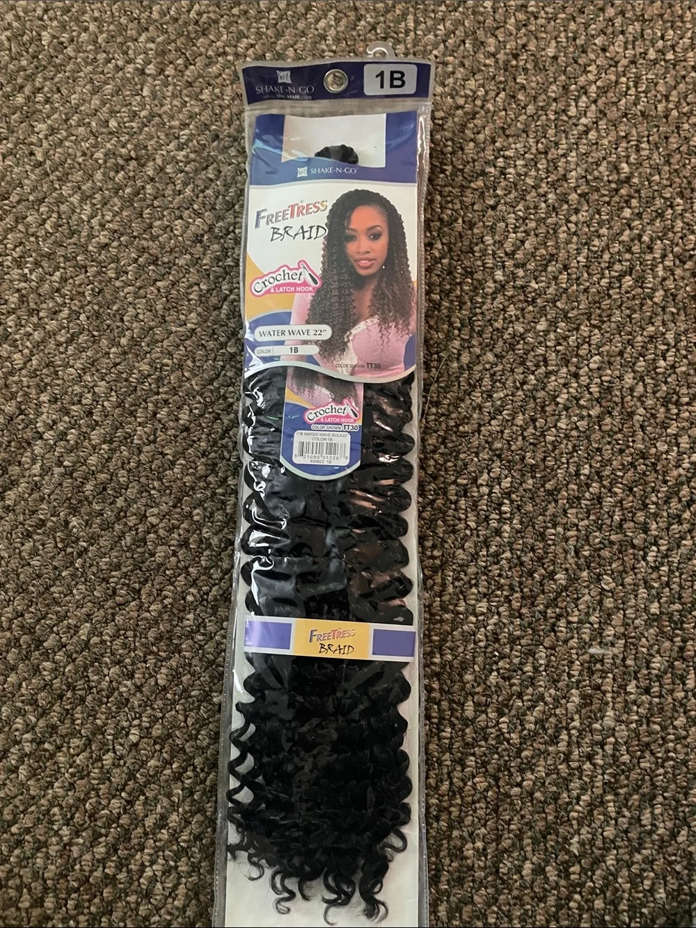 Freetress Water Wave Crochet Braid - 1B Black